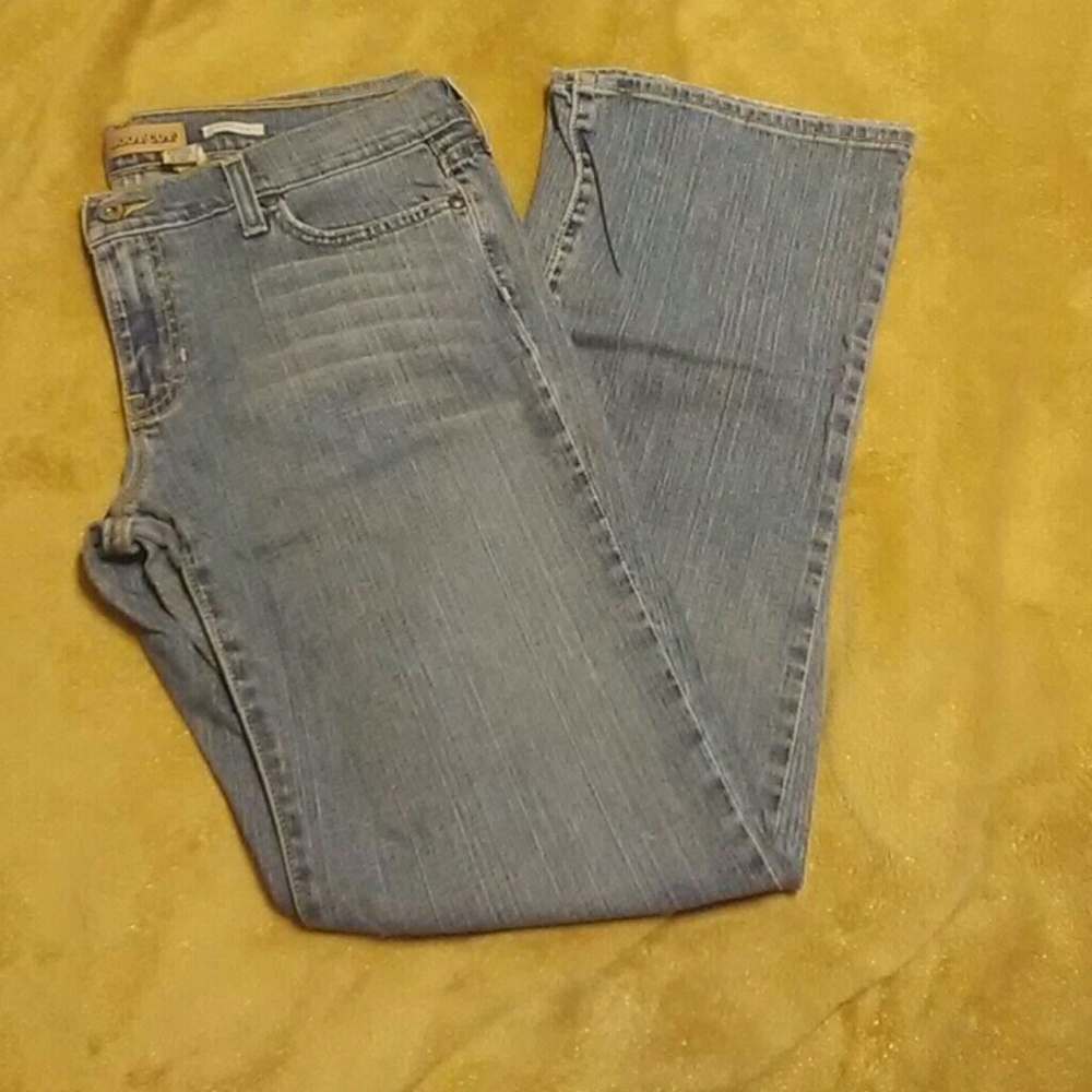 Old Navy Denim Size 14 Reg BootCut Ultra Low Waist